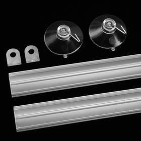 snap rail poster hanging kit - with suction cup & hook